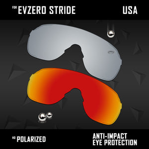 Anti Scratch Polarized Replacement Lenses for-Oakley EVZero Stride